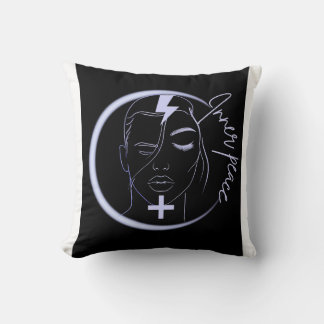 Inner Peace Positive Energy – Minimalist Neon Line Kissen