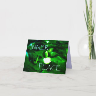 INNER PEACE SMALL GREETING CARD KARTE