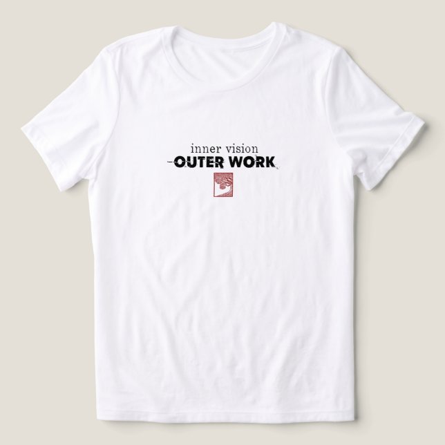 Inner Vision Women's Tri-Blend Shirt (Design Vorderseite)