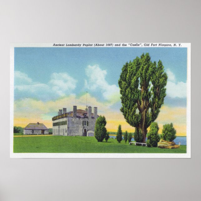 Innere der Jesuitenkapelle im alten französischen  Poster (Vorne)
