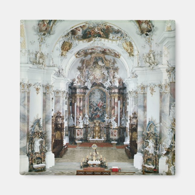 Innere der Klosterkirche Magnet (Vorne)
