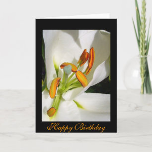 Innere der Lily Birthday Card Karte