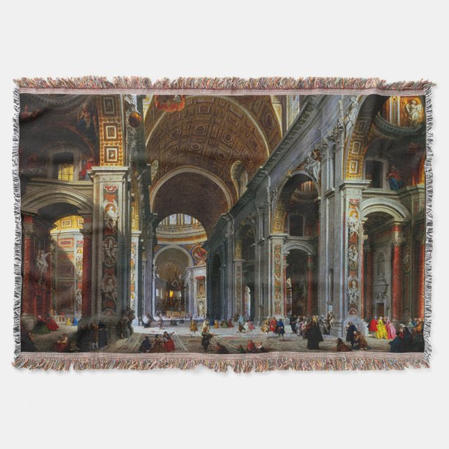 Innere des Petersdom, Rom Decke (Vorderseite)