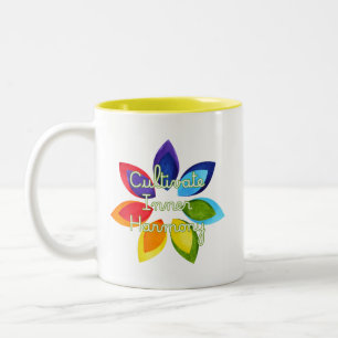 Innere Harmonie kultivieren Zweifarbige Tasse