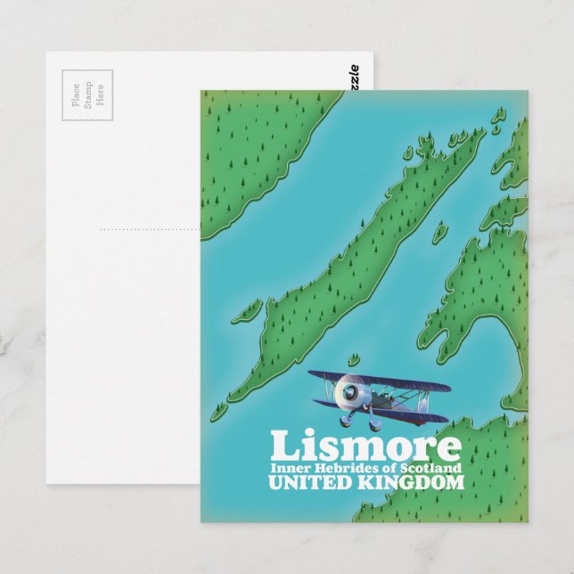 Innere Hebriden von Schottland, Lismore. Postkarte (Vorne/Hinten)