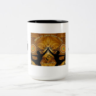 Innere Musik-OM-Tasse Zweifarbige Tasse
