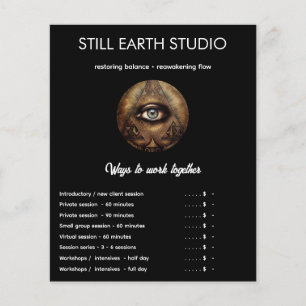 Innere Oracle   Drittes Auge Design Flyer