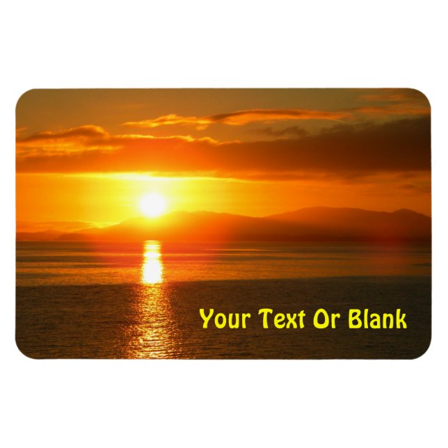 Innere Passage Sonnenuntergang Magnet (Horizontal)