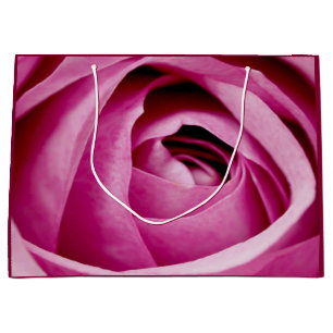 Innere Petalen der Rose Bud Große Geschenktüte