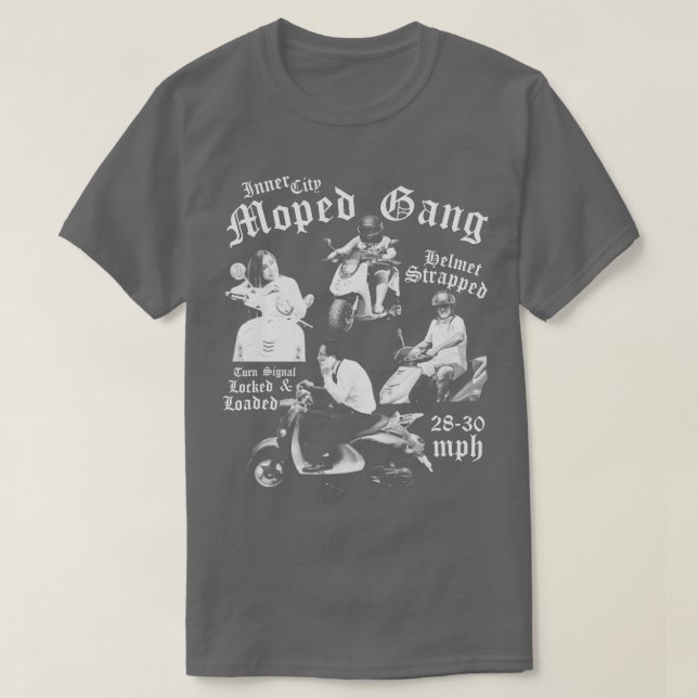 Innere Stadt Moped Gang für wirklich hardcore Mope T-Shirt (Design vorne)