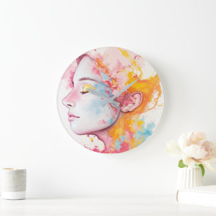 Innere Strahlung Große Wanduhr