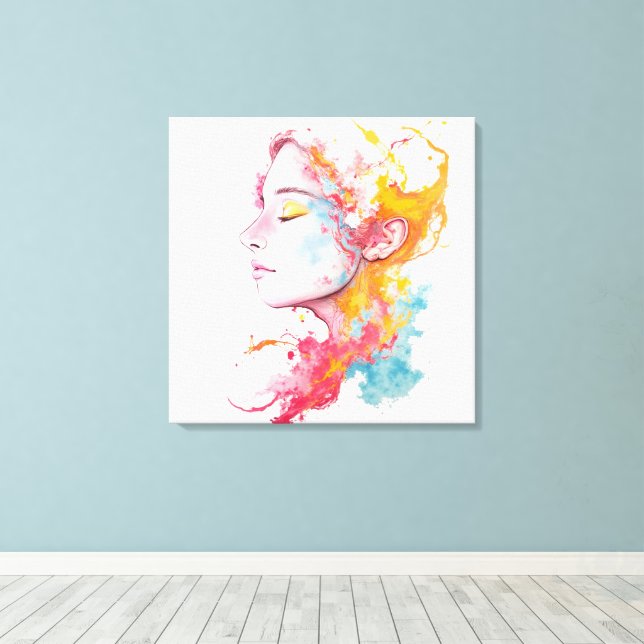 Innere Strahlung Leinwanddruck (Insitu (Holzboden))