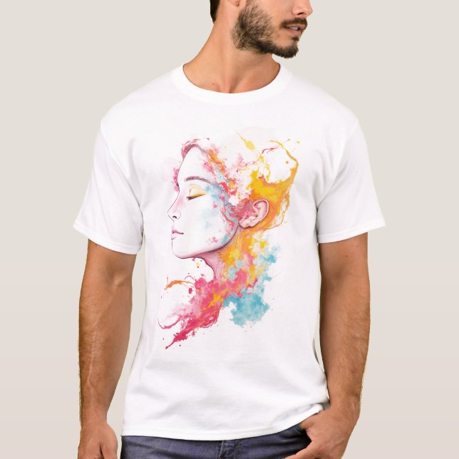 Innere Strahlung (weiß) T-Shirt (Vorderseite)