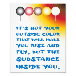 Innere Substanz einer externen Farbe Fotodruck