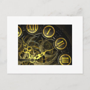 Innere Uhr Postkarte