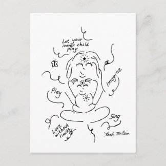 Innere untergeordnete Postkarte