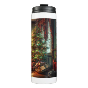 Innere Weihnachtsbaum Thermal Tumbler Thermosbecher