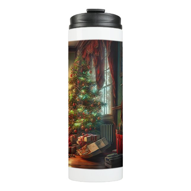 Innere Weihnachtsbaum Thermal Tumbler Thermosbecher (Vorderseite)