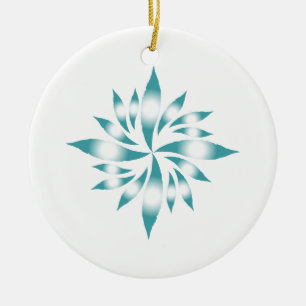 Innere Weihnachtsstern #3 Keramik Ornament