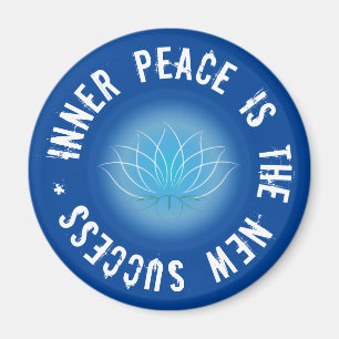 Innerer Frieden ist das neue Erfolgszitat Magnet
