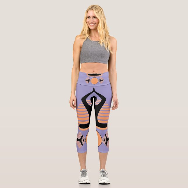 innerer Friedensmodus: ON Leggings - in Ruhe fließ (Vorderseite)