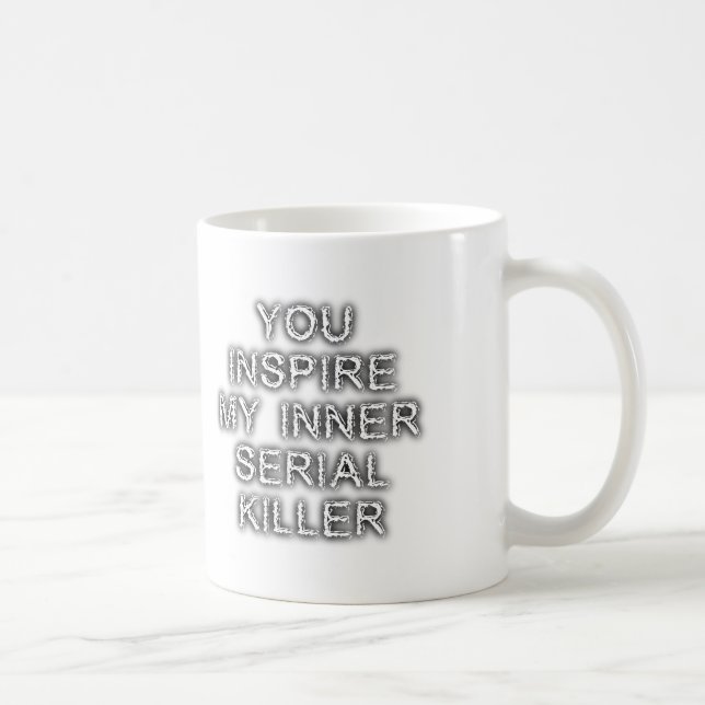 Innerer Serienmörder Lustiger Becher Kaffeetasse (Rechts)