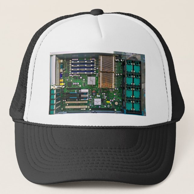 innerer Servercomputer Truckerkappe (Vorderseite)
