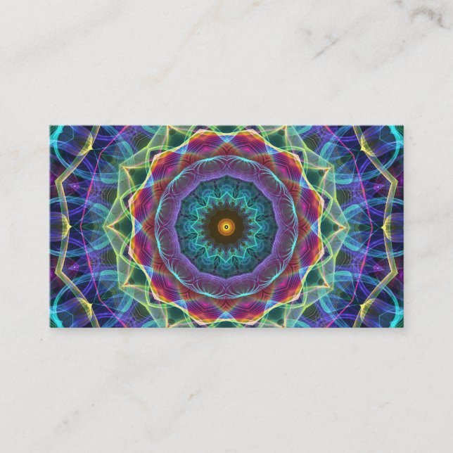 Inneres Blumenkaleidoskop Visitenkarte (Vorderseite)