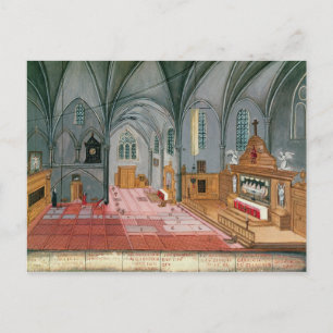 Inneres der Kirche, von 'L'Abbaye de Postkarte