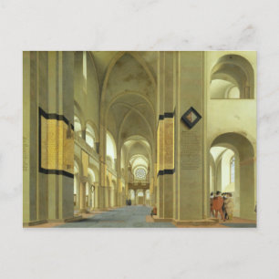 Inneres der Marienkirche in Utrecht, 1638 Postkarte
