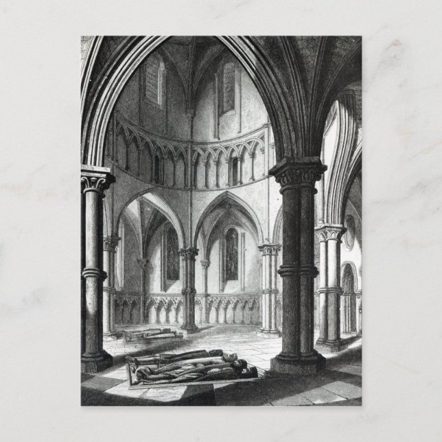 Inneres der Tempelkirche Postkarte (Vorderseite)