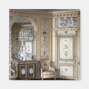 Inneres des Boudoir von Marie Antoinette Magnet