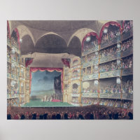 Inneres des Drury Lane Theaters, 1808