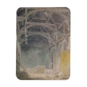 Inneres des Johannispalastes, Eltham, c.1793 (w/c) Magnet