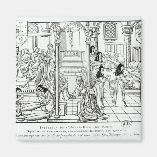 Inneres des Krankenhauses Dieu Magnet