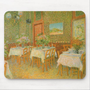 Inneres einer Gaststätte von Vincent van Gogh Mousepad