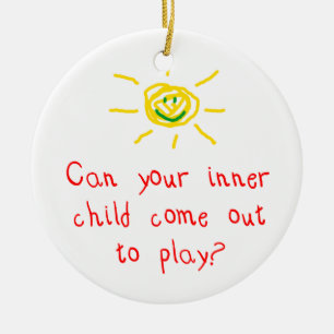 Inneres Kind Keramik Ornament