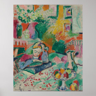 Inneres mit Little Girl Matisse Poster