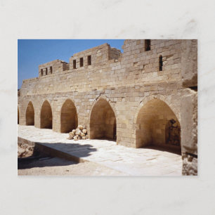 Inneres von Fort von Qaitbay, Alexandria, Ägypten Postkarte