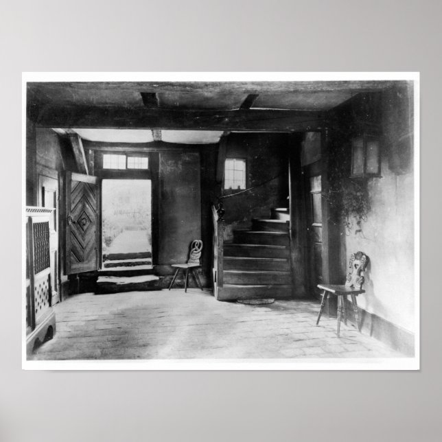 Inneres von Johann Sebastian Bach Poster (Vorne)