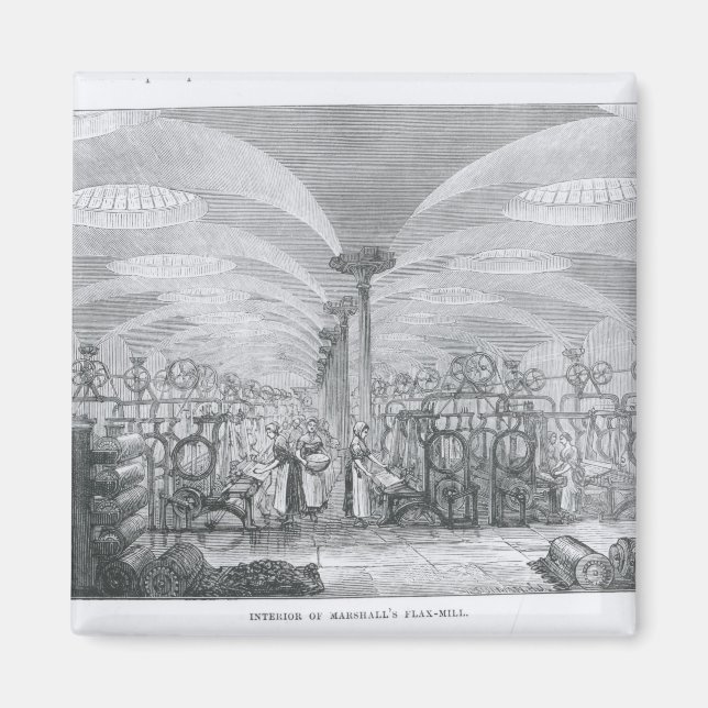 Inneres von Marshalls Flachsmühle Magnet (Vorne)