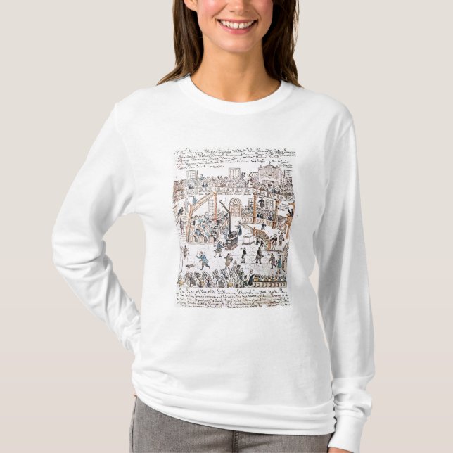 Innerhalb der alten lutherischen Kirche York T-Shirt (Vorderseite)