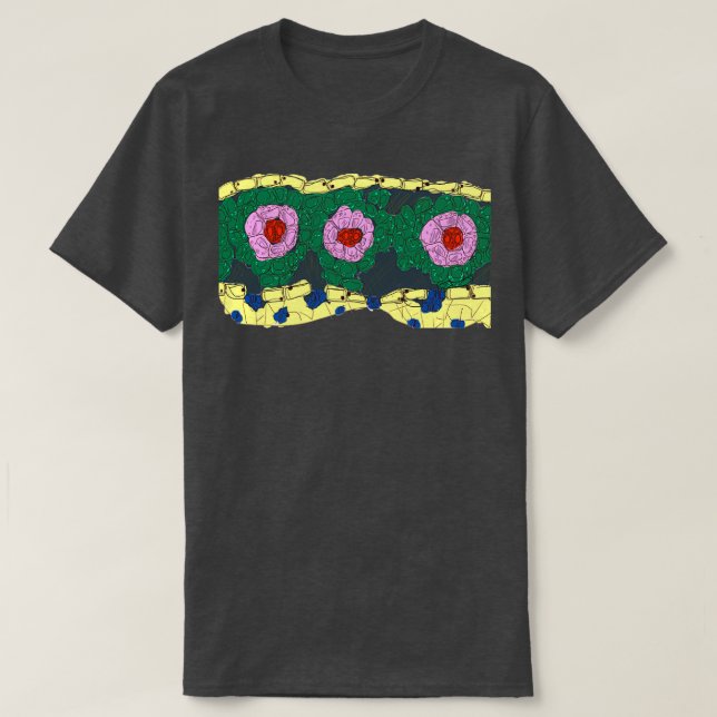 innerhalb eines Blattes T-Shirt (Design vorne)