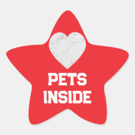 INNERHALB  Stern-Aufkleber