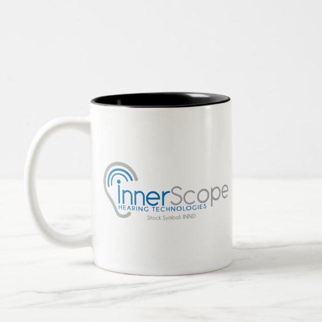 InnerScope_logo_trans Zweifarbige Tasse (Links)