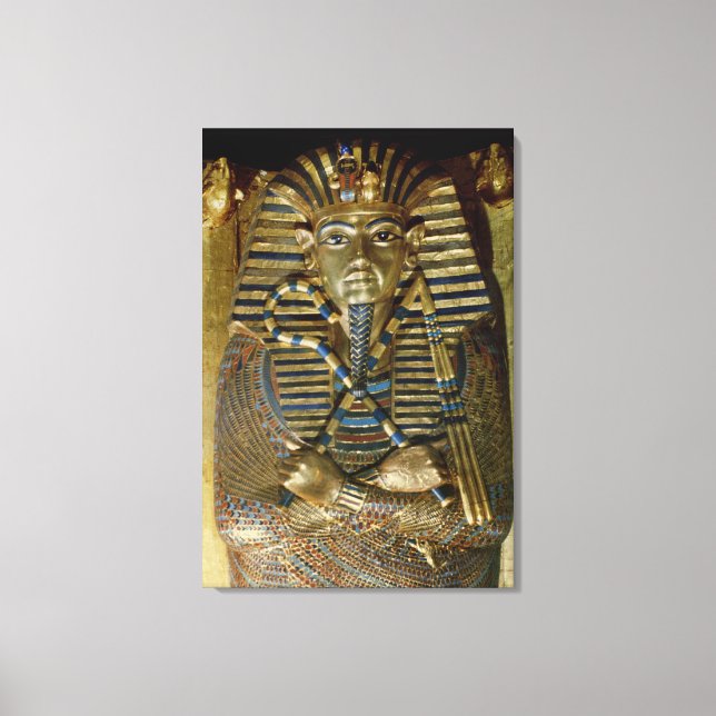 Innerster Sarg von Tutankhamun Leinwanddruck (Vorderseite)