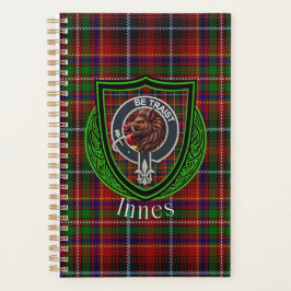 Innes Scottish Clan Tartan & Crest Planer
