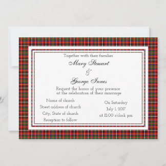 Innes Scottish Wedding Einladung