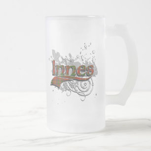 Innes Tartan-Schmutz Mattglas Bierglas