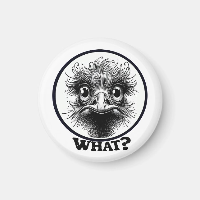 "Innocent Ostrich" What Magnet (Vorne)